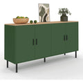 Sideboard gris, 80 x 40 x 160 3 tiroirs 4 portes