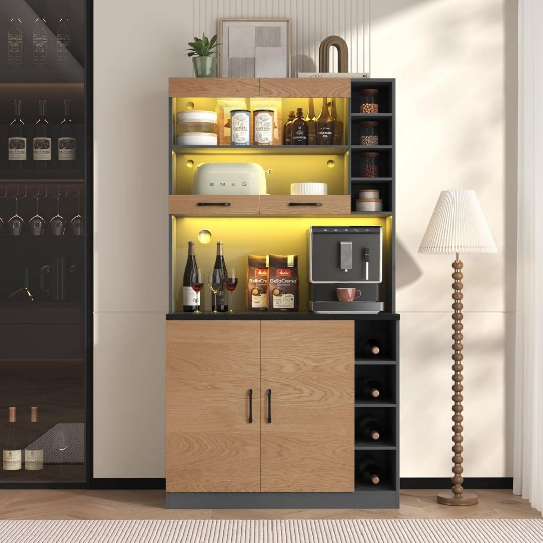 Buffet marron pour la chambre