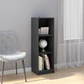 Bibliotheque gris en pin 36 x 33 x 110 cm