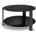 Discret table basse gris fonce 80 x 80 x 43.5 cm