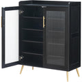 Armoire a chaussures moderne bleu fonce