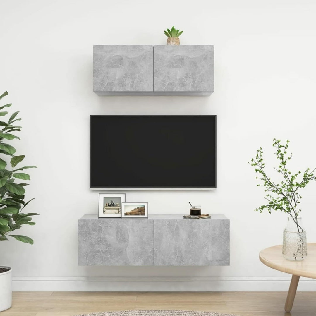 Ensemble de meubles gris clair - classique 100 x 30 x 30 cm
