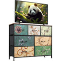 Boheme armoire de rangement Bleue bien agencee