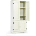 Gris clair meuble de rangement securite renforcee 4 portes et 3 etageres