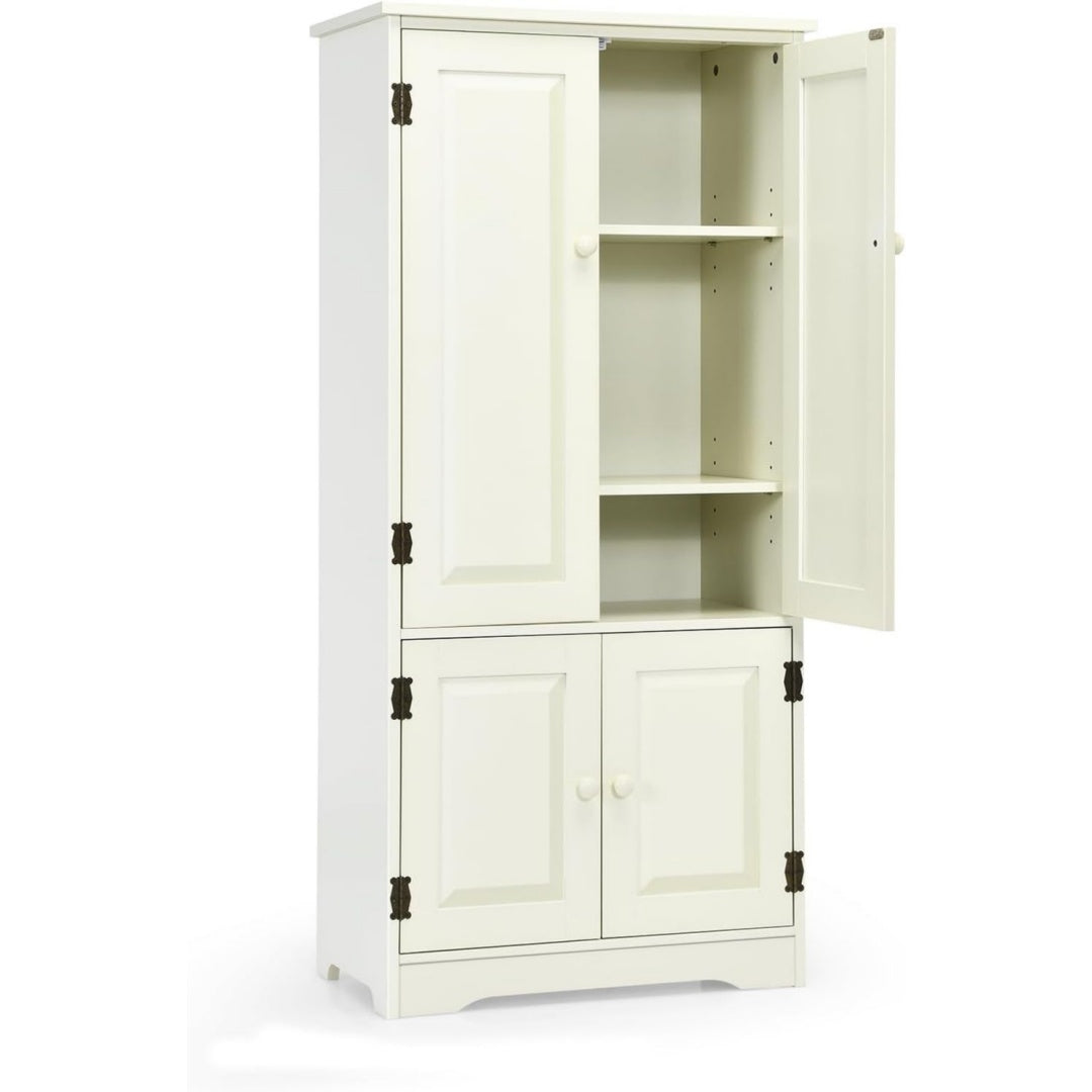 Gris clair meuble de rangement securite renforcee 4 portes et 3 etageres