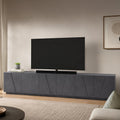Meuble TV gris fonce classique