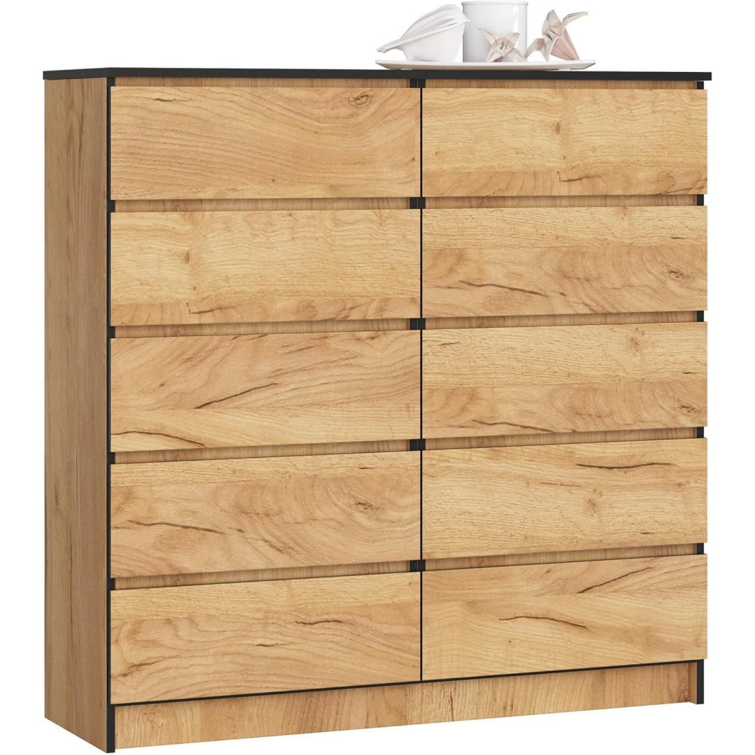 Commode marron en plastique etagere ouverte