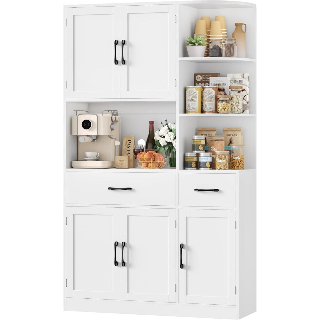 Rangement colonne en MDF gris clair 177 x 104.2 x 34 cm