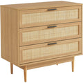 Commode marron avec 3 tiroirs