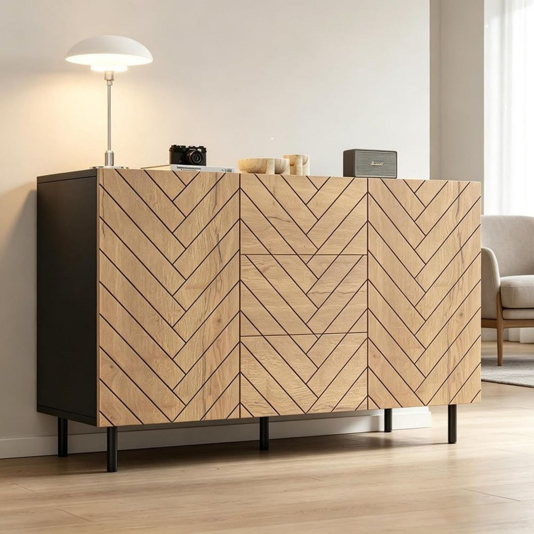 Buffet finition marron en bois