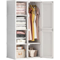 Armoire large 50 cm de large structure metallique gris clair