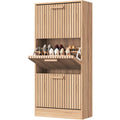 Range-chaussures ideal pour le salon marron