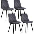 Petite chaise gris fonce