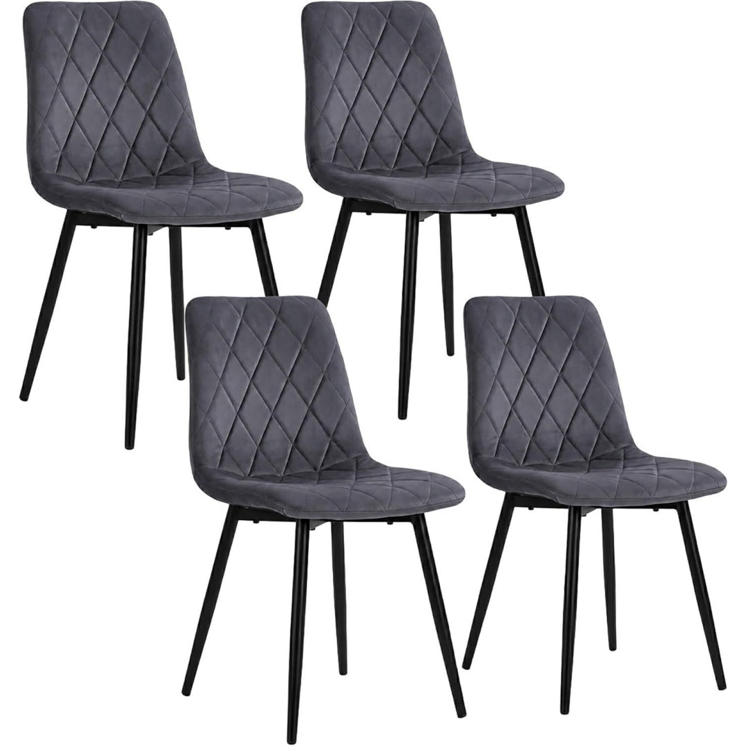 Petite chaise gris fonce