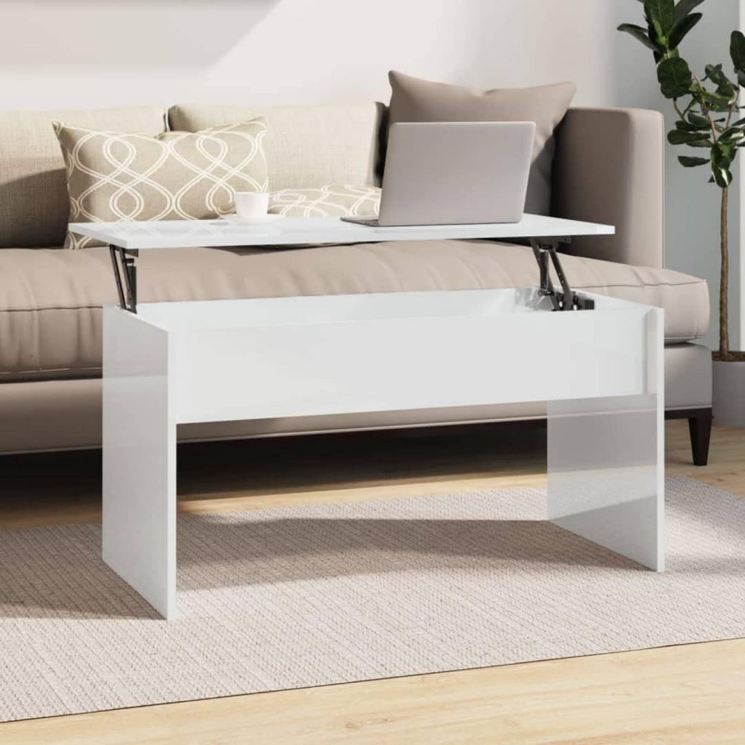 Table basse gris clair 102 x 50.5 x 52.5 cm