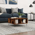 Table basse gris clair chaleureux 60 x 60 x 30 cm