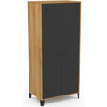Armoire en metal marron